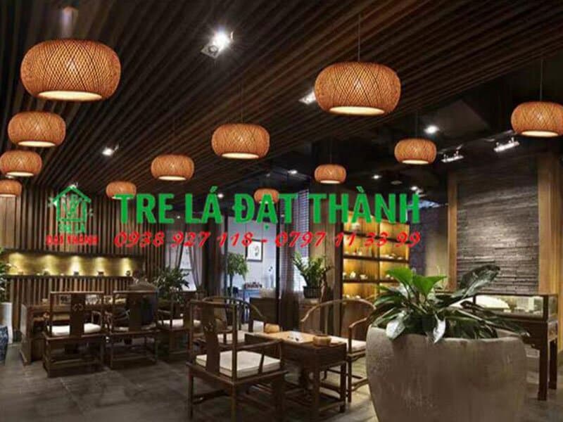 Lồng Đèn Tre Bí Tròn 2 Lớp - DMT026